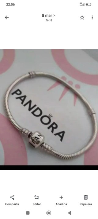 Pulsera Pandora Plata lote