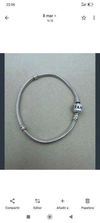 Pulsera Pandora Plata lote