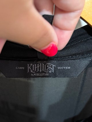 Camisa Malla Negra Killstar