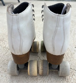 Patines de artístico blancos