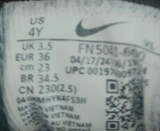 Nike Pegasus 41 Zapatillas Running Niños. Talla 36