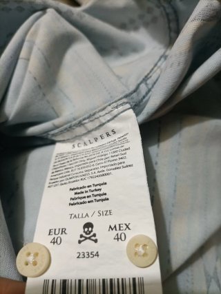 Camisa Scalpers Hombre Talla L