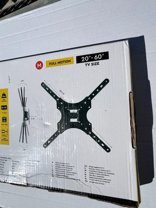Supporto TV da parete Full Motion 20-60 pollici