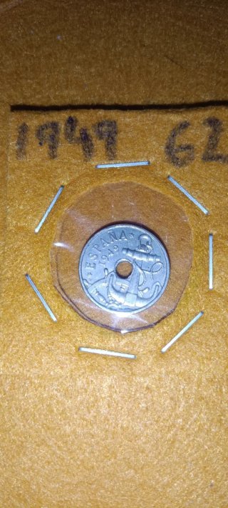 Lote 9 monedas 50 céntimos Peseta 1949 y 1963