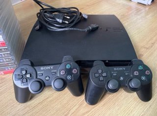 Consola PS3 Slim Negra + 2 Mandos