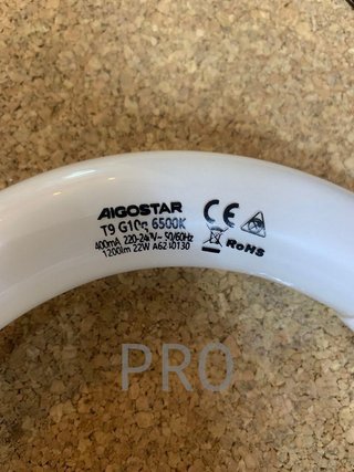 T9 Tubo de luz de anillo G10q
