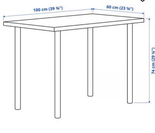 Escritorio Ikea y Silla Mimbre blanca