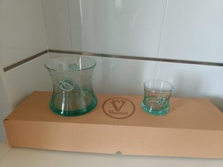 Juego Whisky Cristalería Valentí + Cubitera