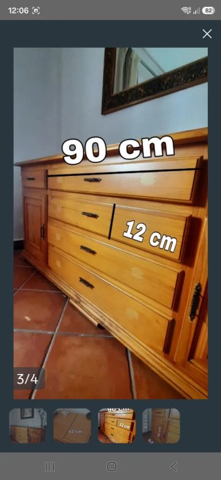 Mueble de salón de madera