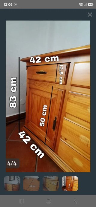 Mueble de salón de madera
