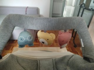 Mecedora Bebé Babybjörn Gris
