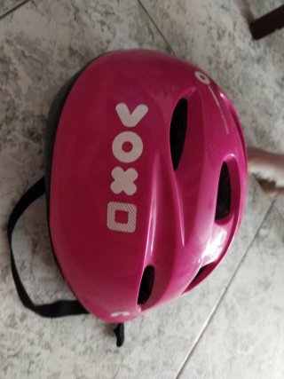 Casco rosa infantil Talla M