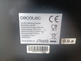 Freidora Cecotec Doble