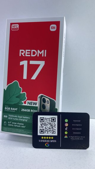 XIAOMI REDMI 17 4/256GB VERDE, NEGRO, AZUL, MORADO