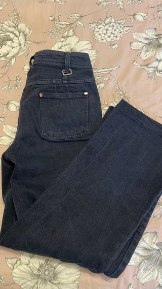 Jeans vita alta svasati