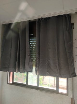Cortinas Deconovo Opacas 138x168 Gris