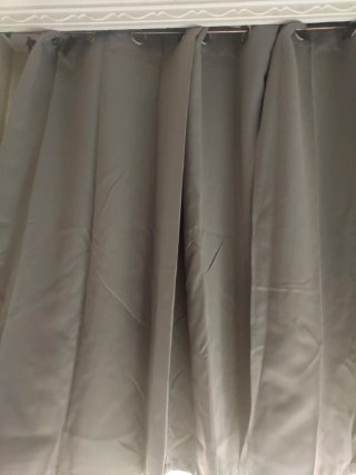Cortinas Deconovo Opacas 138x168 Gris