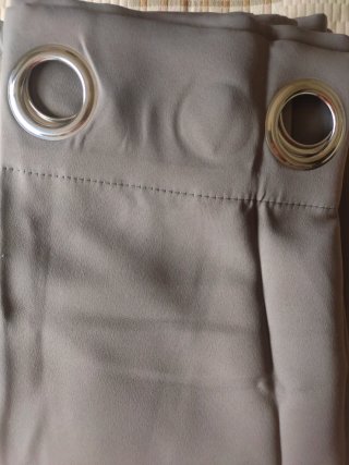 Cortinas Deconovo Opacas 138x168 Gris
