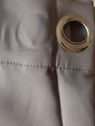 Cortinas Deconovo Opacas 138x168 Gris