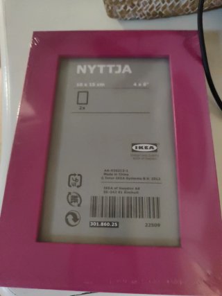 2 Marcos Fotos Ikea NYTTJA Rosa 10x15