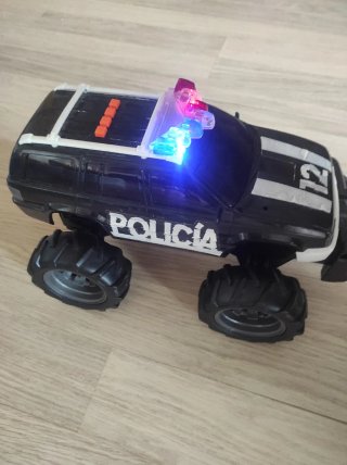 Lote Coche Policía y Helicóptero