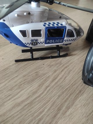 Lote Coche Policía y Helicóptero