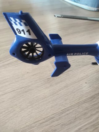 Lote Coche Policía y Helicóptero