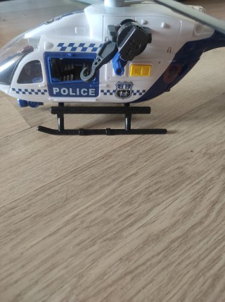 Lote Coche Policía y Helicóptero