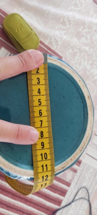 Vaso de Cerâmica Azul Turquesa