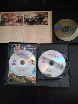 DVD Los Diez Mandamientos y Ben Hur