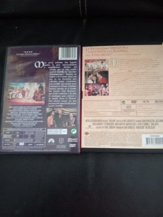 DVD Los Diez Mandamientos y Ben Hur