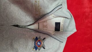 Chaqueta Gris y Multicolor