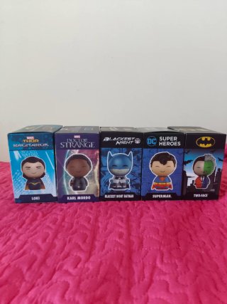 Pack 5 Funkos Dorbz Marvel y DC Exclusivos