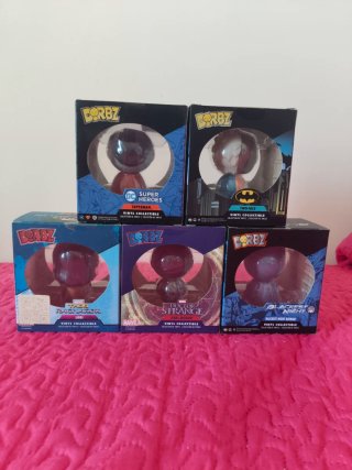 Pack 5 Funkos Dorbz Marvel y DC Exclusivos