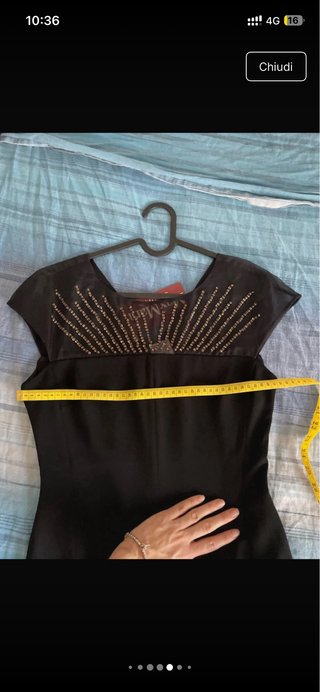 Max Mara Vestito Elegante Nero