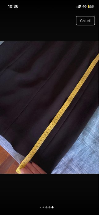 Max Mara Vestito Elegante Nero