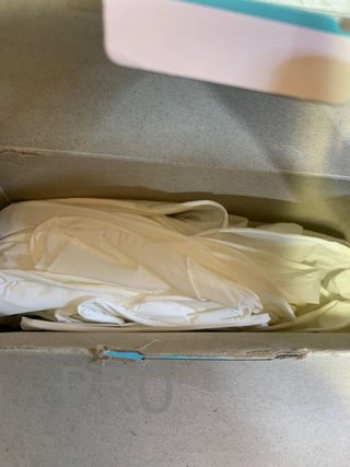 100 Guantes Blancos De Nitrilo XS