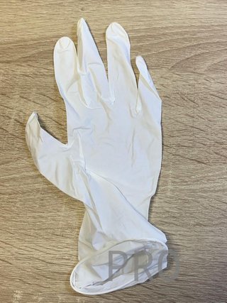 100 Guantes Blancos De Nitrilo XS