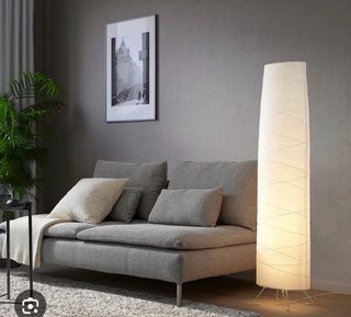 Lámpara de pie papel 136 cm
