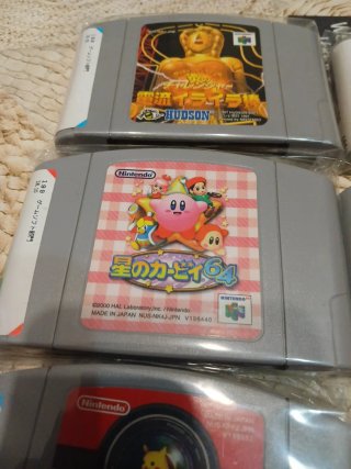 Lote 9 juegos Nintendo 64 Japoneses