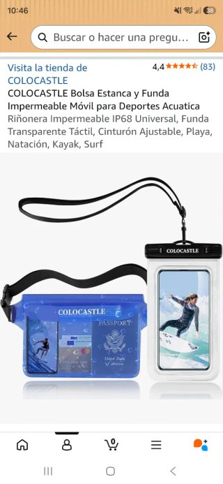 Pack 2 Bolsas Estancas COLOCASTLE