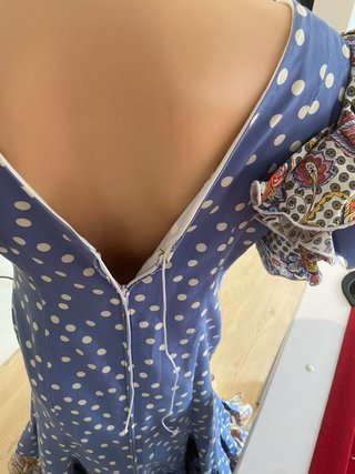 295 Vestido Flamenca Lunares Volantes