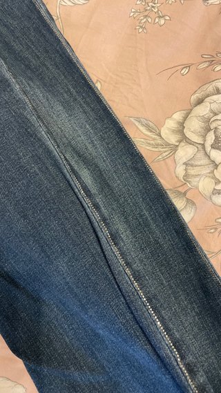 Jeans a zampa di elefante blu