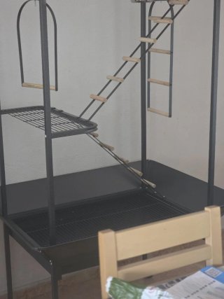 Parque de juegos para loros
