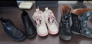 Botas niña lote