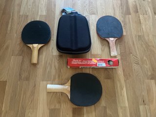Set palas, bolas y red de Ping Pong