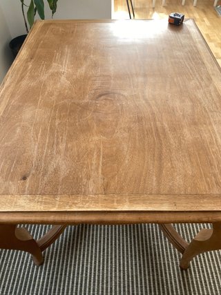 Mesa comedor madera maciza extensible