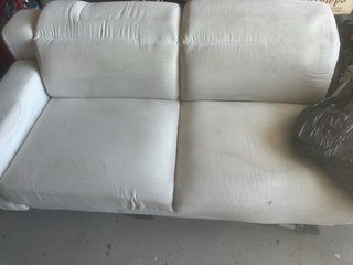 Sofá Chaiselongue Beige Tela