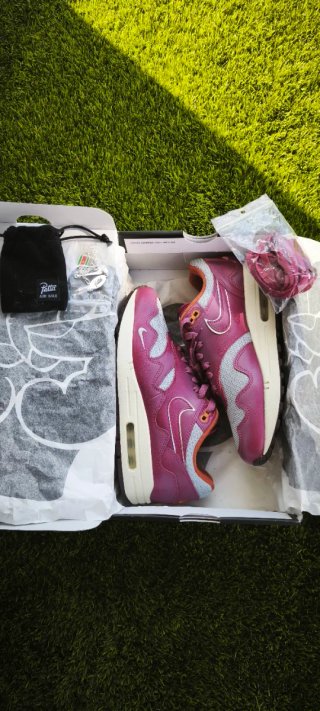 NIKE AIR MAX 1 PATTA "RUSH MAROON"