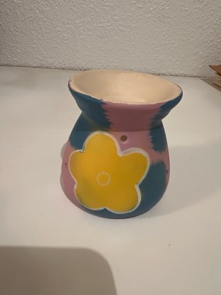 Quemador de aceites cerámica decorado